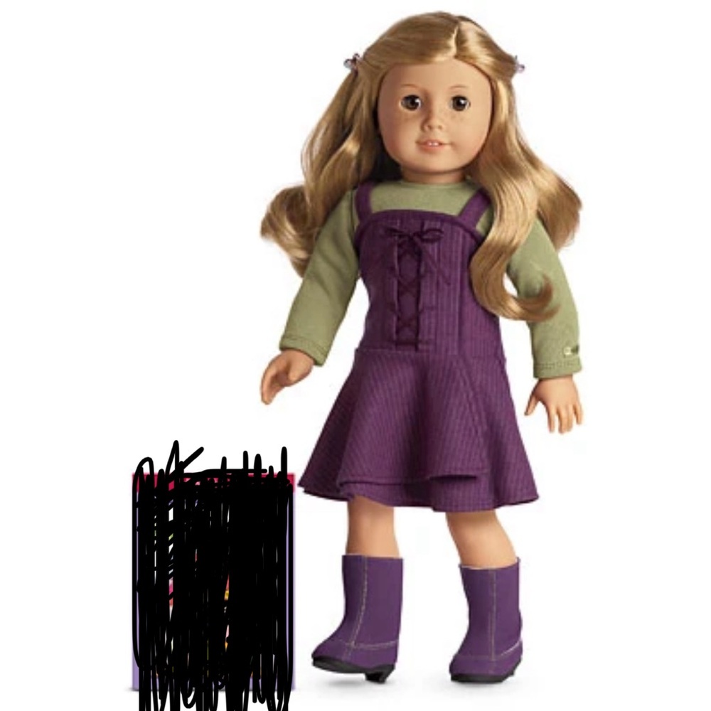 Retired American Girl Jumper and Boots Set